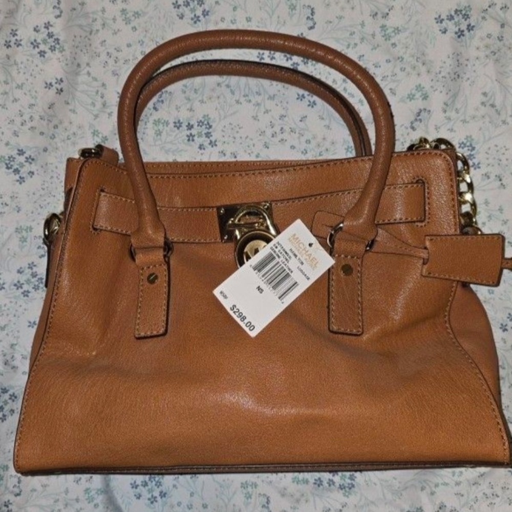 Michael Kors Tan Leather Satchel